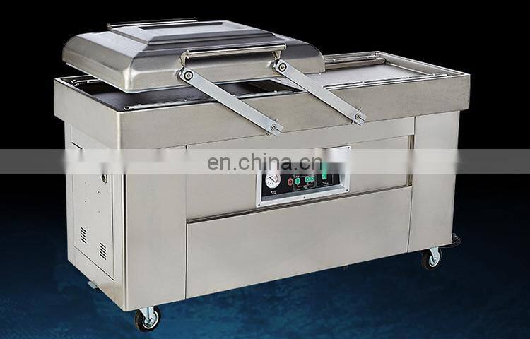Vacuum packing machine meat/vacuum food sealer packing machine double chamber