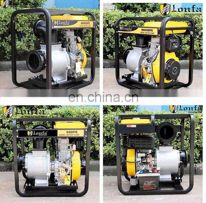 6inch 6 inch 10hp 10 hp farm agricultural irrigation movable diesel engine water pump set