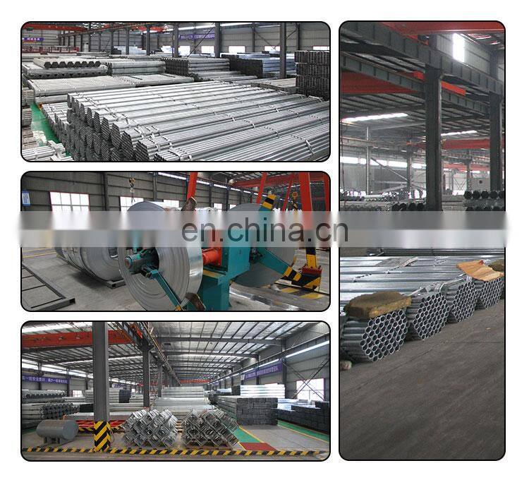 1.5 inch round fence posts scaffolding pipe galvanized steel pipe