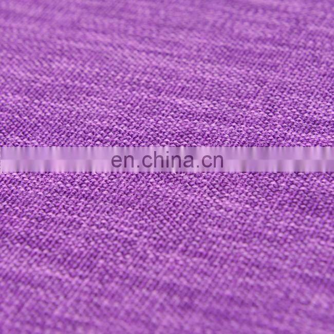 China Supplier Polyester 600D PU Coated Waterproof Cation Linen-like Oxford Fabric for Sofa Cover