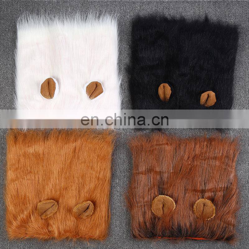 Wholesale OEM Manufacturer Pet Wig Lion Mane Costume For Small Large Dogs Festival Party Fancy Hair Dog Clothes
