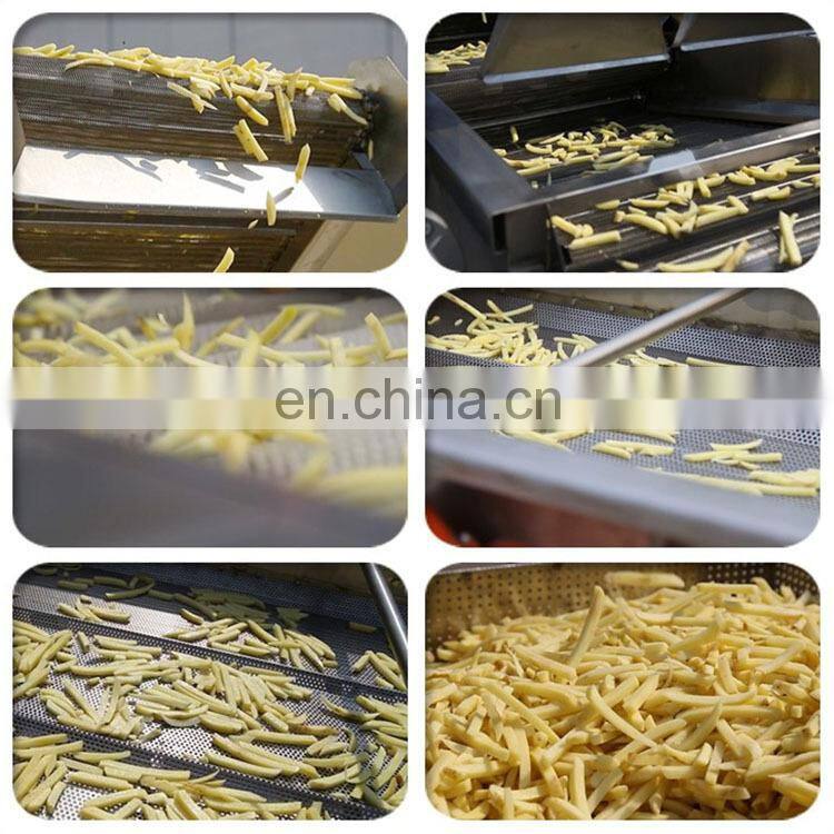 fully automatic french fries potato chips making line