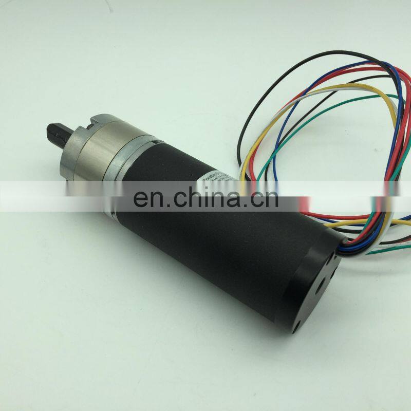 42JXE100K.42RBL 42mm Brushless Planet Gearhead Dc Motor, option for brakes