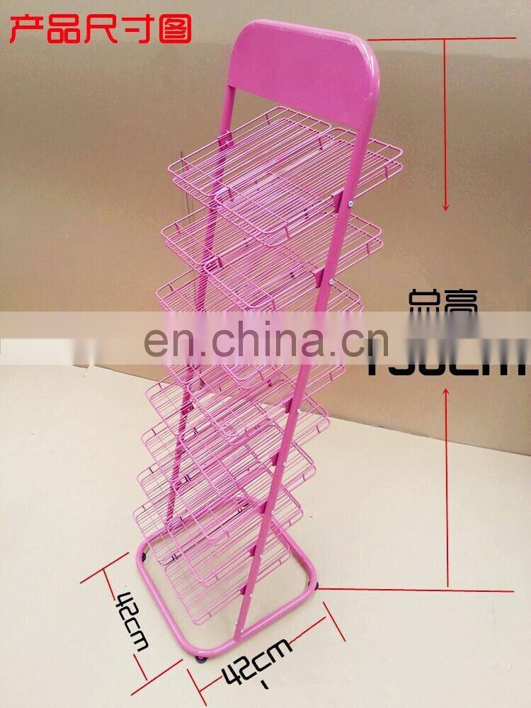 Metal Big Size Nail Polish Display Organizer Wall Rack Hold