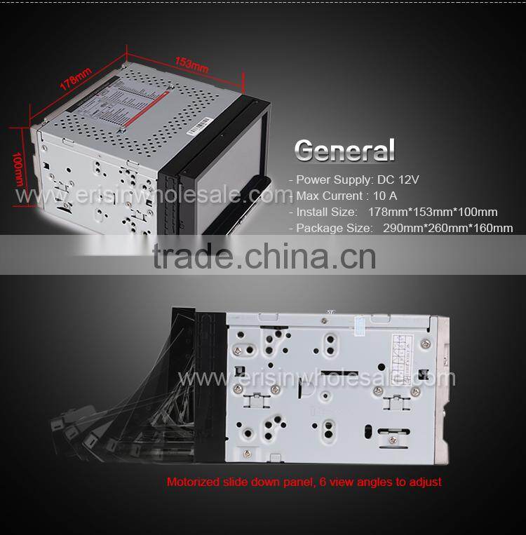 Erisin ES2007A 7" 2 Din Car DVD Android 4.4.4 Can-bus with 3G Wifi