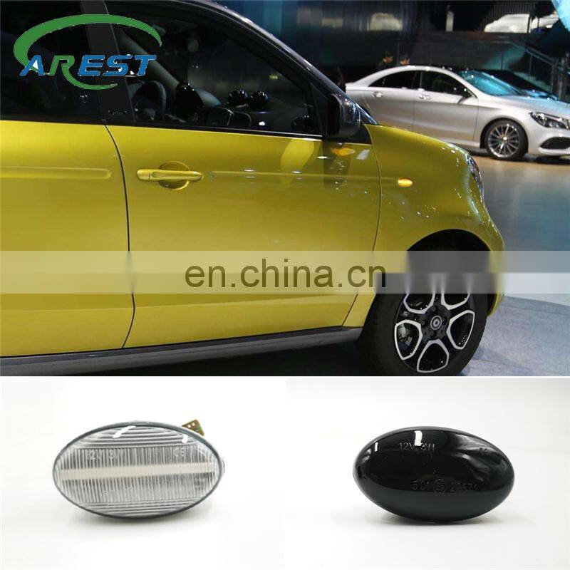 2PCS LED Car Side Marker Lights Repeater Signal Lights For Mercedes Benz Smart W450 W452 A-Class W168 Vito W639 W447 W415