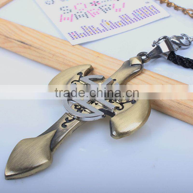 Fashion Titanium steel cross pendant