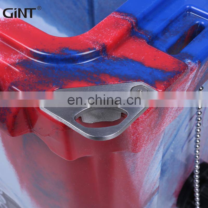 2021 Gint Rotational mould Popular 35QT 45QT PU Cooler box insulated Cooler with handle double wall Customized