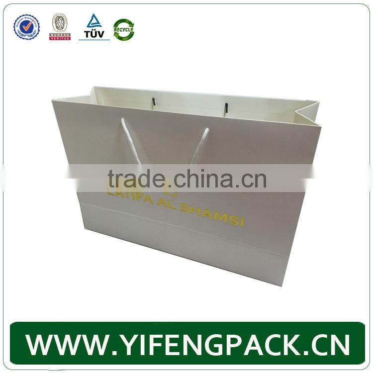 Personalized custom art paper gift paper bag with printing logo