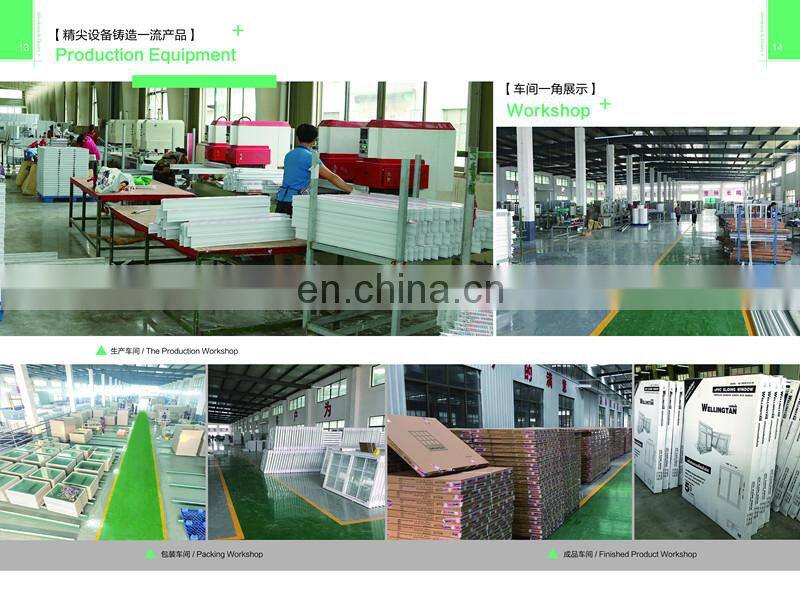 Cheap pvc aluminum glass bifold passive window door