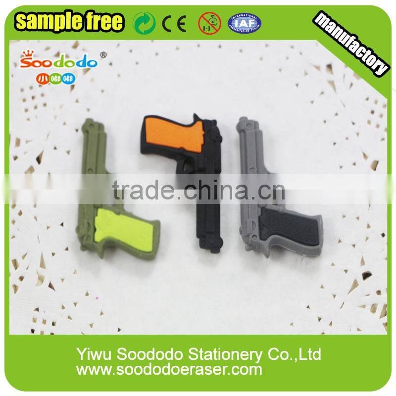 Cool Gun Pistol shape eraser toy gift for Boys