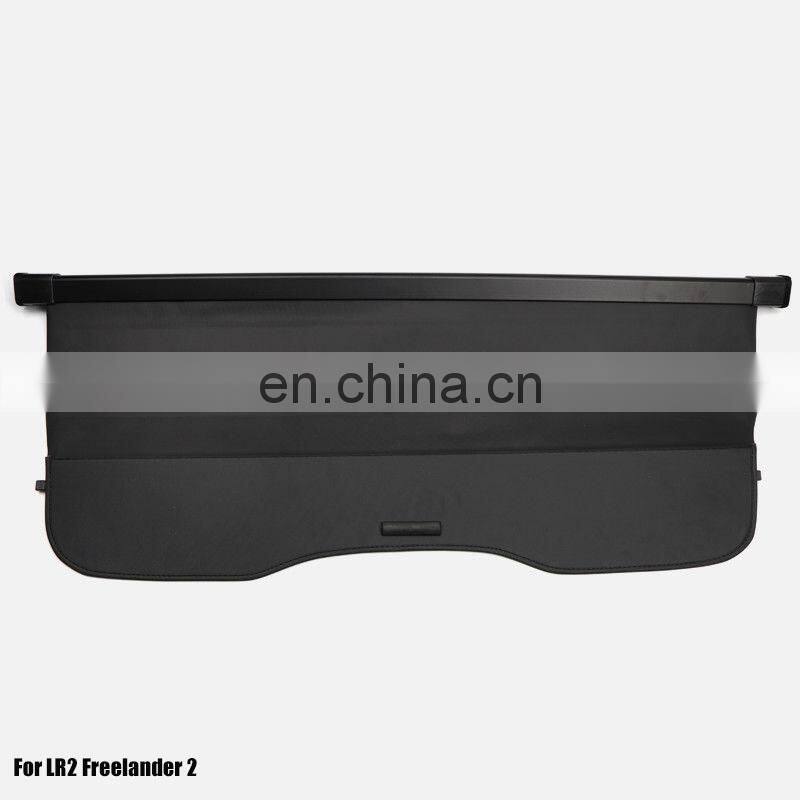 Black Trunk Shade Rear Cargo Cover for  Freelander 2 LR2 2008 - 2014