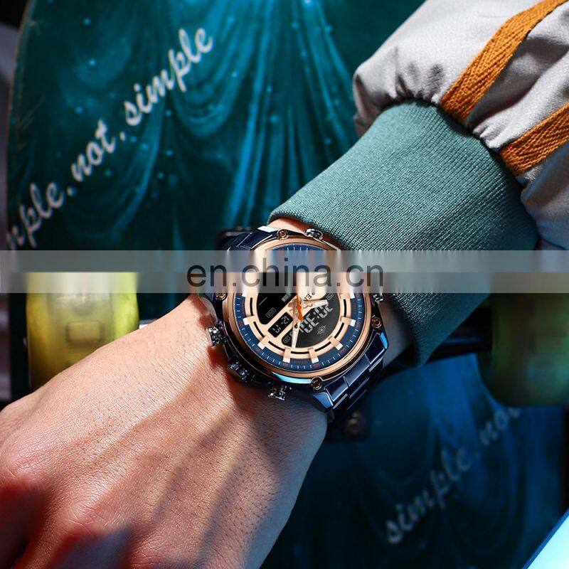 CURREN 8404 Top Luxury Brand Mens Watches Waterproof LED Quartz Digital Sport Fashion Men Wrist Watch