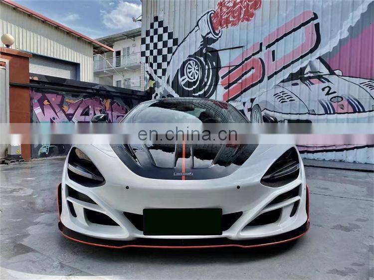 Runde Dry Carbon Fiber Kits For 16-19 Mclaren 720S Upgrade Mansory Style Body Kit Front Bumper Rear Bumper Side Skirts Fender