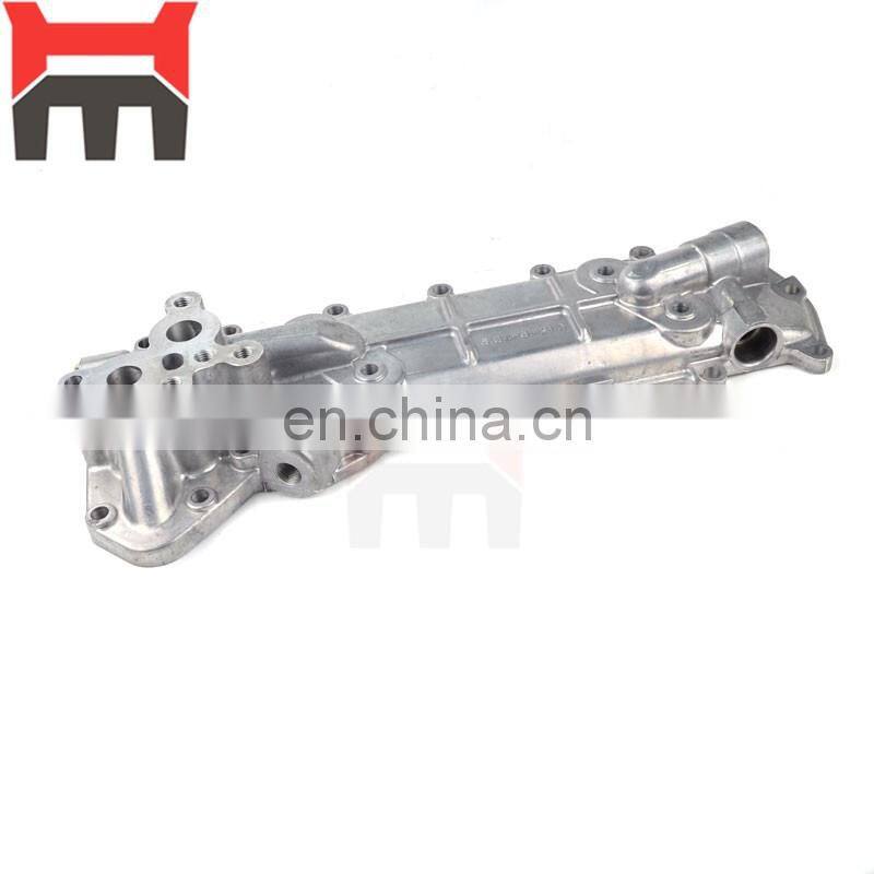 Hot sales Construction Machinery Excavator Diesel Engine Spare Part 6D14 6D15 Oil Cooler Cover