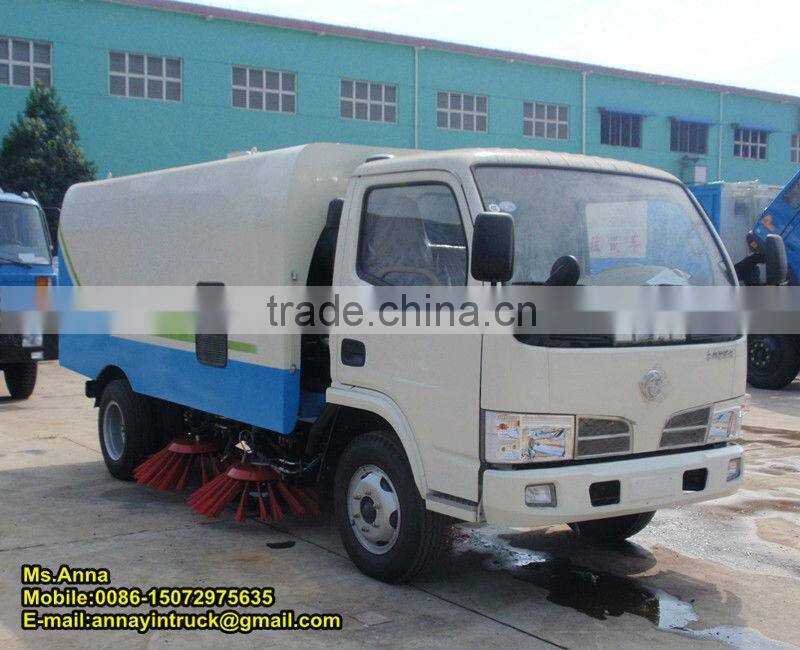 5cbm Dongfeng 4x2 Road Sweeper Truck