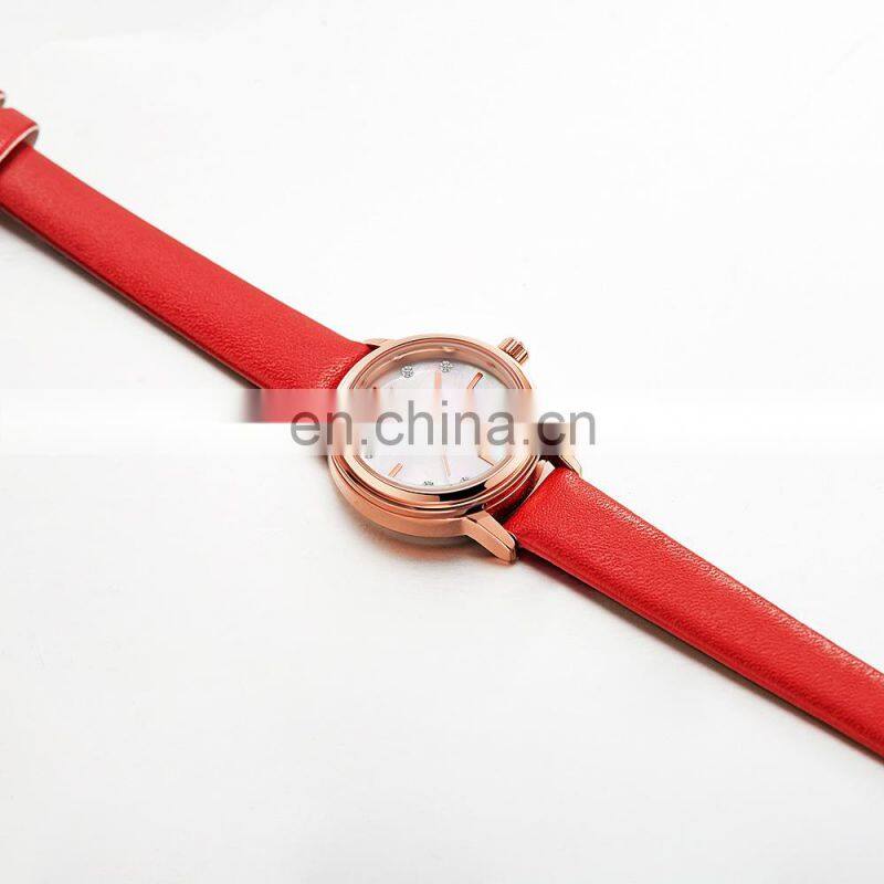 SHENGKE Chinese Classic Red Watches K9024 Small Dial Watch Ultra Lady Wrist Watches Fancy Chic Women Handwatch