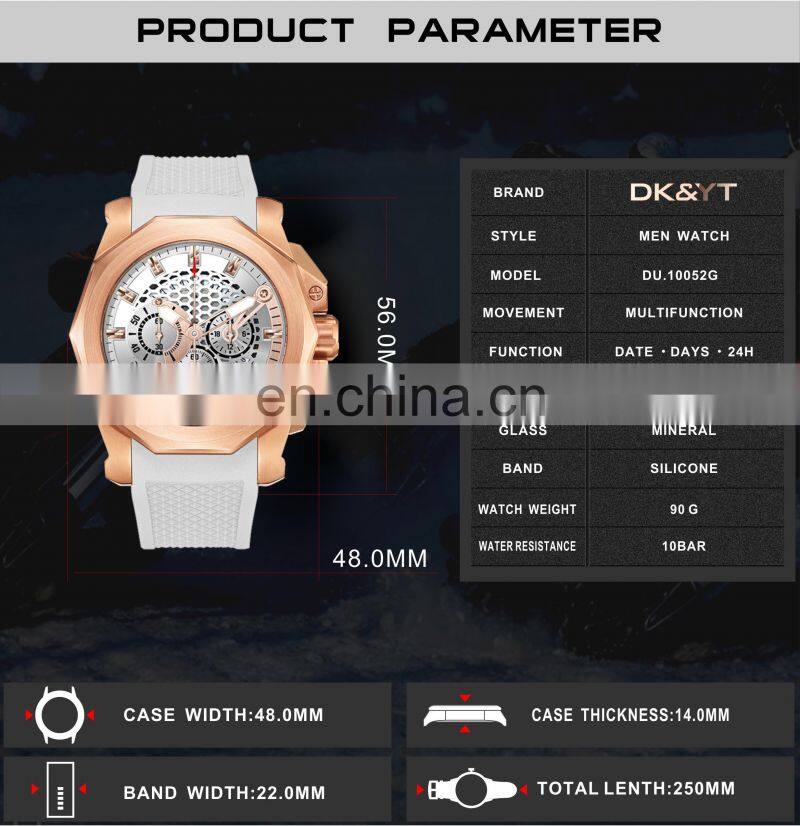 High Quality Branded Oem Custom Logo Steel Wrist Watches Chronograph Luxury Watches Men