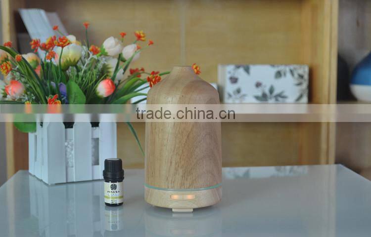 New Products 2016 Innovative Light Wood Grain Essention Oil Aromatherapy Diffuser