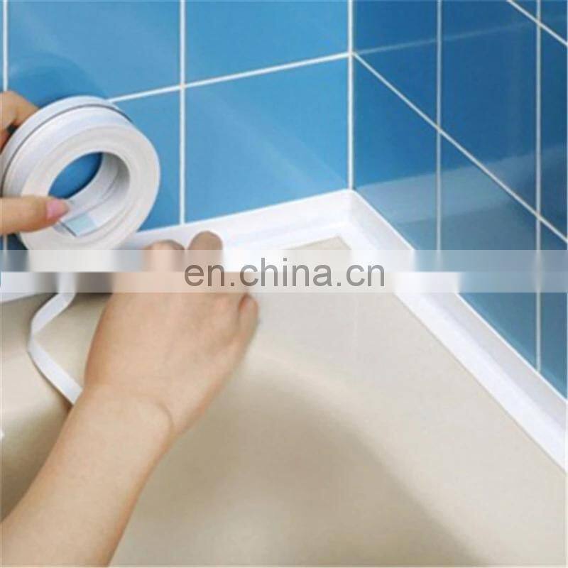 Bathroom Kitchen Accessories Shower Bath Sealing Strip Tape Caulk Strip Self Adhesive Waterproof Wall Sticker Sink Edge Tape