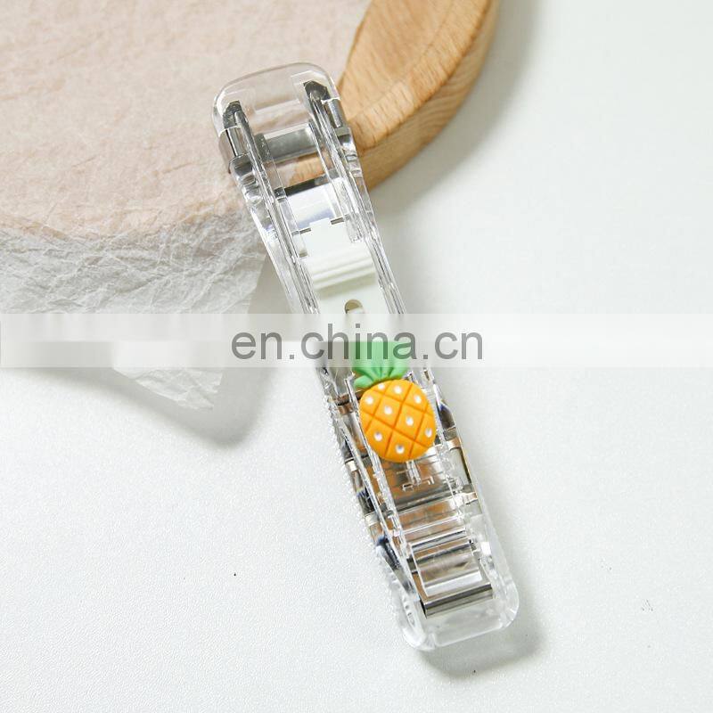 New Push Clip Stapler Staple Remover Binder Push Clamp Tape Dispenser Paper Clips Office Supplies Set Desktop Supplies