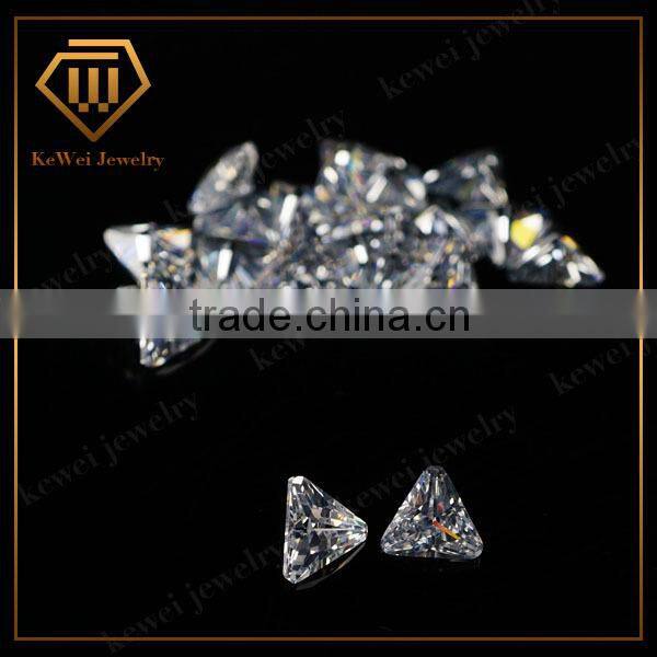 White cz gemstone 5*5mm or 6*6m excellent cubic zirconia