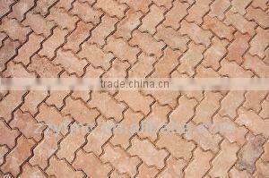 Hydraulic interlocking brick making machine