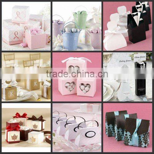Wedding boxes-"With this Ring" Elegant Icon Favor Boxes