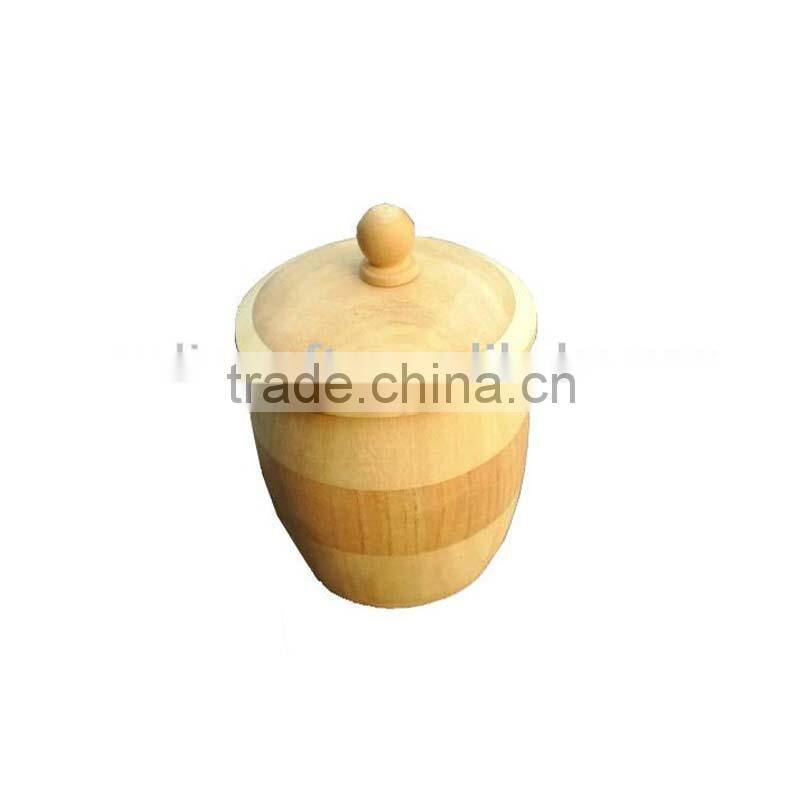 Natural color decorative cheap mini wooden barrels