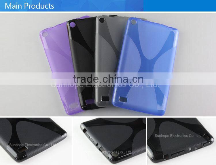 New Products jelly phone case for Amazon Fire 7 2015