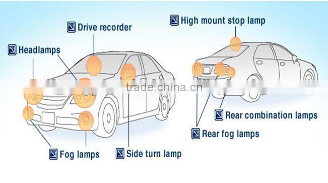 12W/12V/500lm LED daytime running light,fog-proof light DRL02,IP68(100% waterproof)