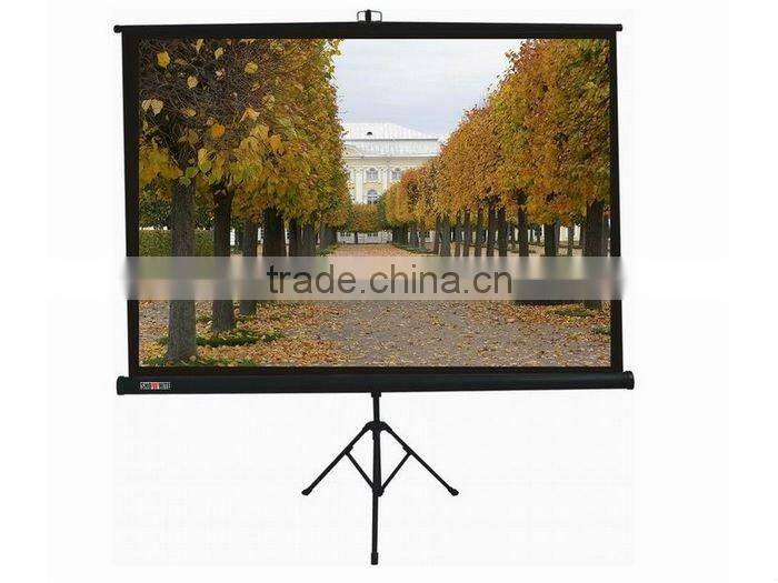 High gain high contrast HD tripod projection screen