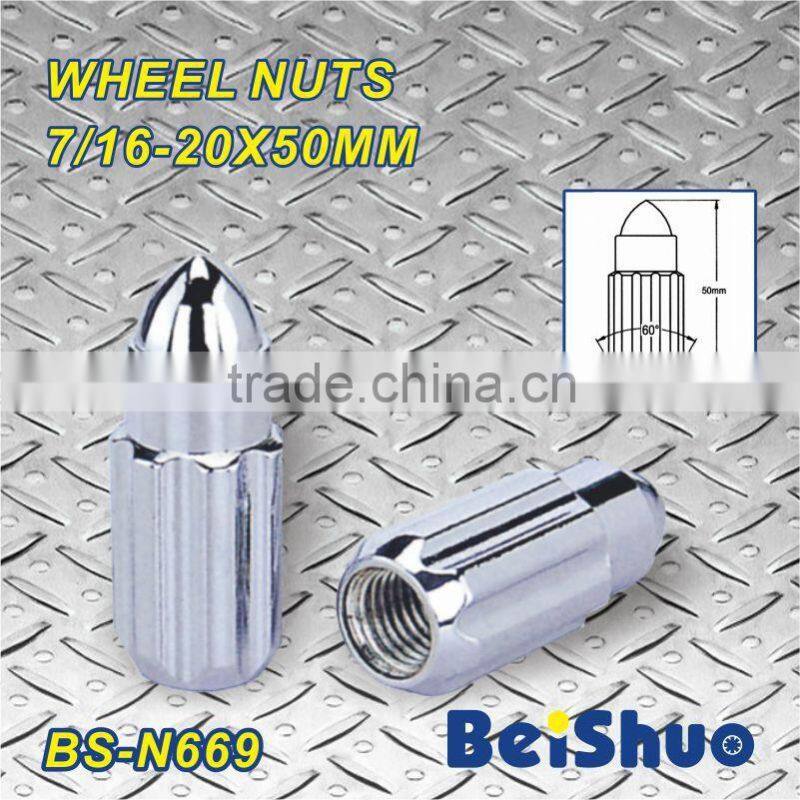 chrome wheel nuts