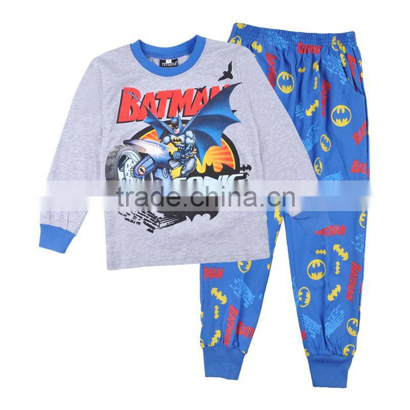 2015 Pajamas Cotton Product Type and In-Stock Items Supply Type 2-7Y Boy Kids Pajamas