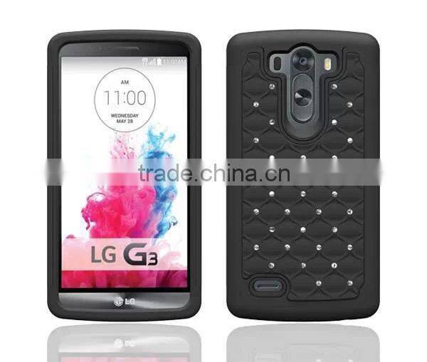 Fashion Allure Diamond Bling back case cover for LG G3