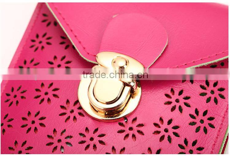 Fashion ladies mini messenger bag wallet mobile phone bag purse