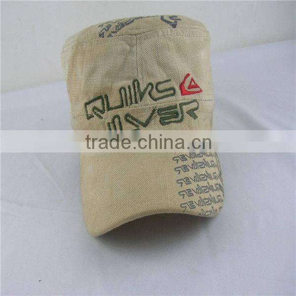 fashion cotton customized army style hat and caps
