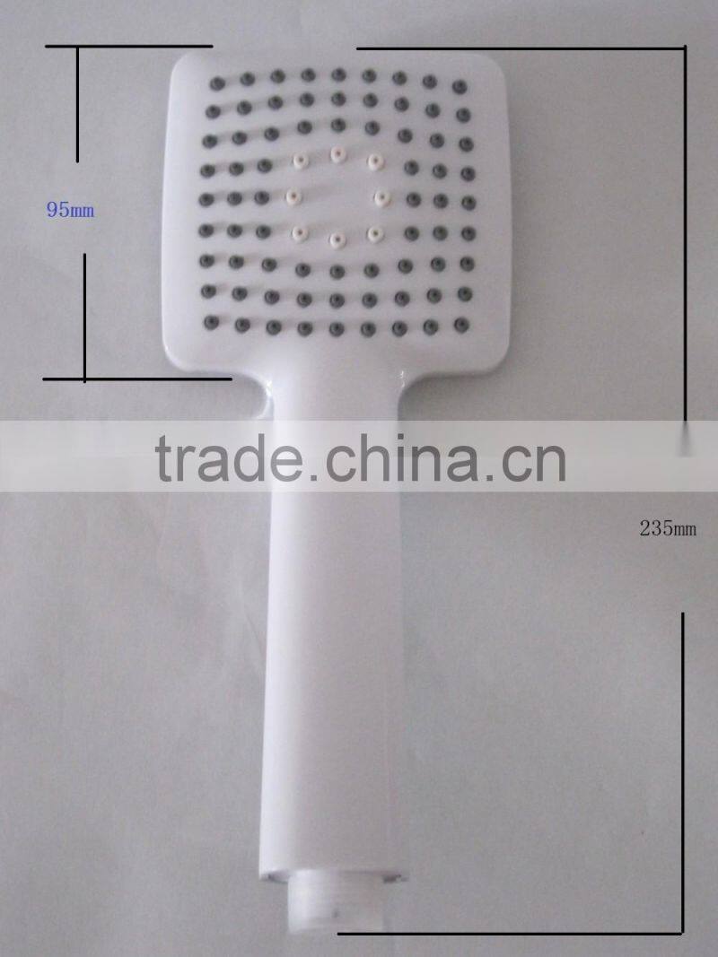 Saturating spray ABS hand held shower head