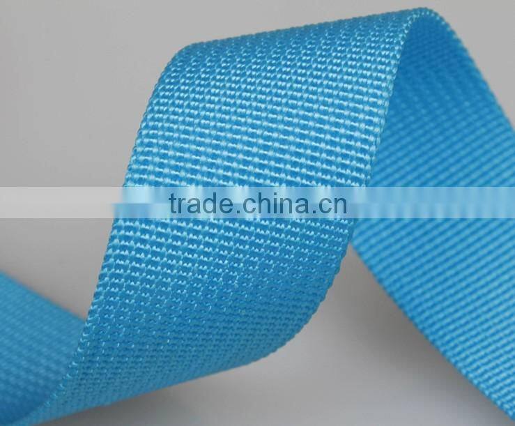 blue beads pattern and microgroove,eco-friendly nylon/polyester webbing