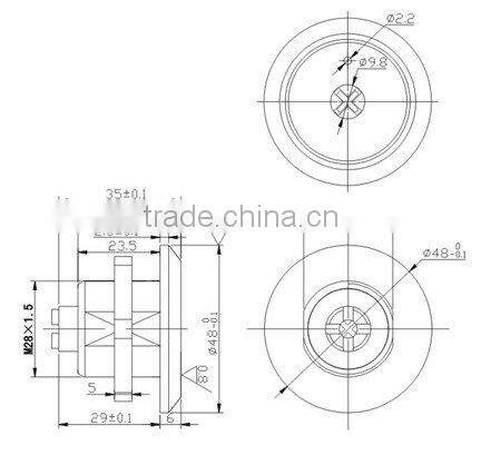 Safe cross Lock Cylinder