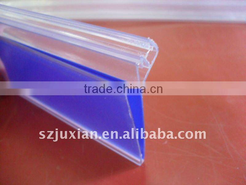 pvc price tags price holder for suppermarket