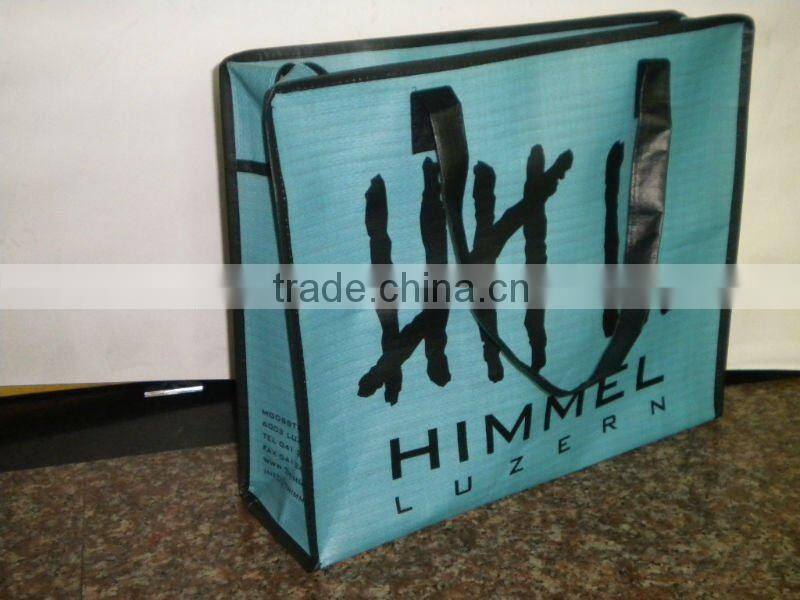 PP shopping bag, PP woven shopping bag, zipper shopping bag