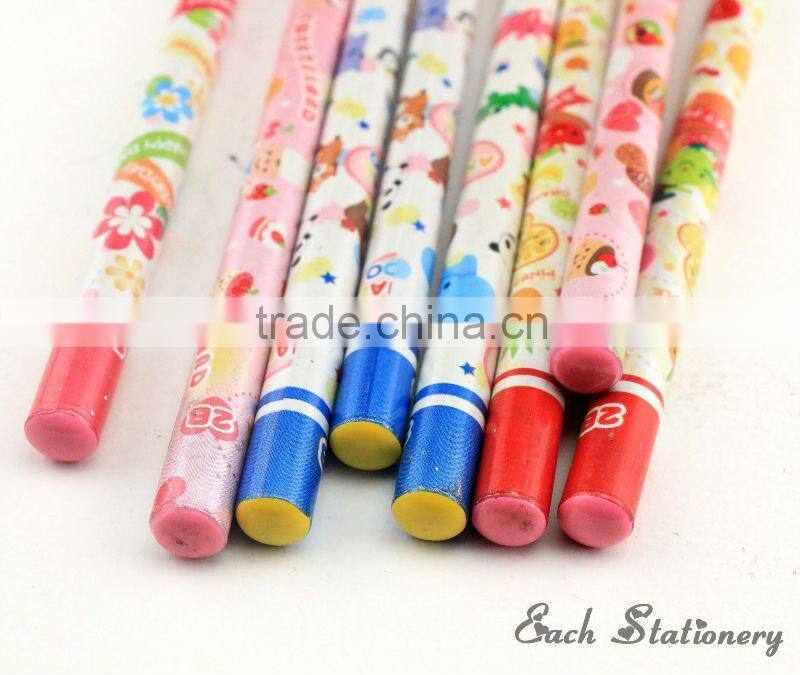 7"high-grade HB wooden heat transfer Pencil with tips