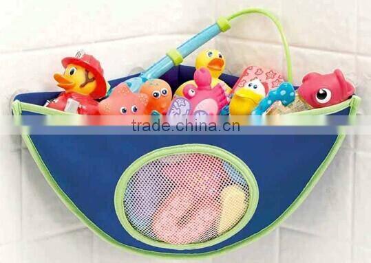 Hot Wholesale Baby Bath Toys Corner Organizer Basket Kids Toddler Net Storage Bag Organizer