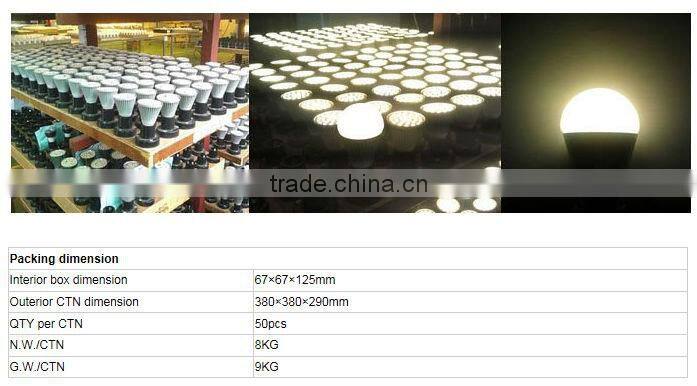 E27 9W LED Bulb Light,800Lm, CRI 80