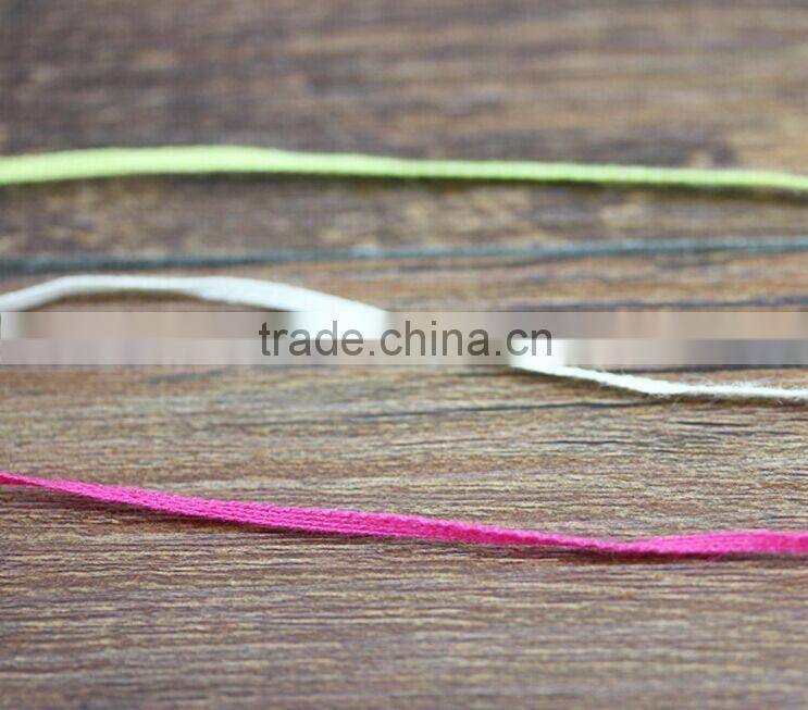 Narrow Fabric tapes strip polyester/nylon t- shirt yarn