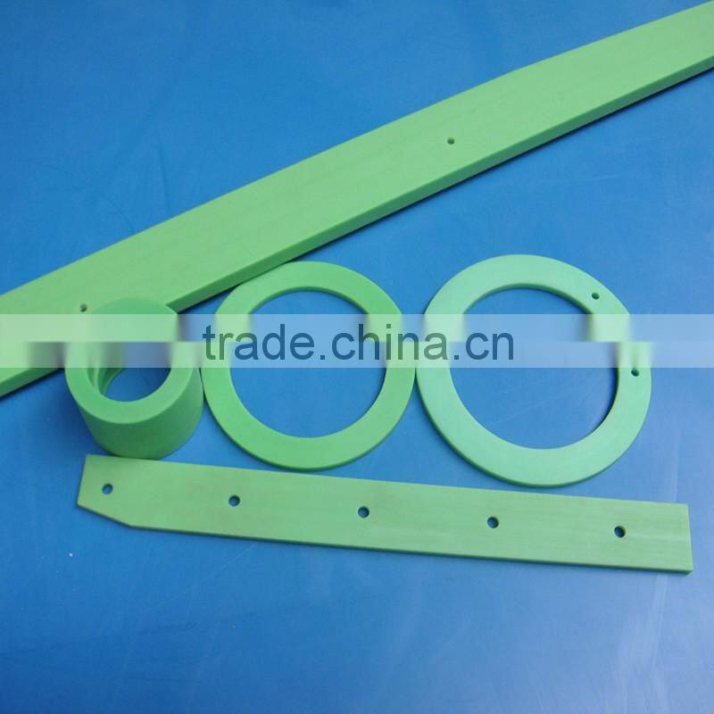 cnc machining High impact plastic Tivar1000 uhmwpe bending guide rail