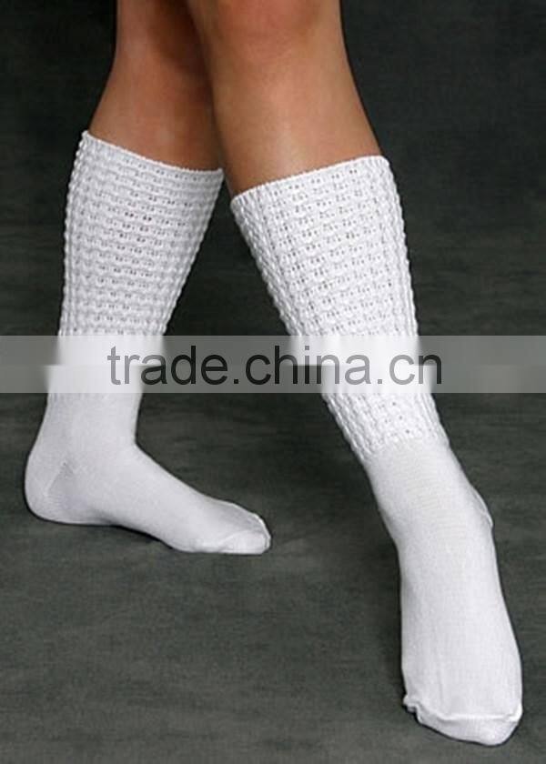 Tie dyed arch support Irish dance poodle socks