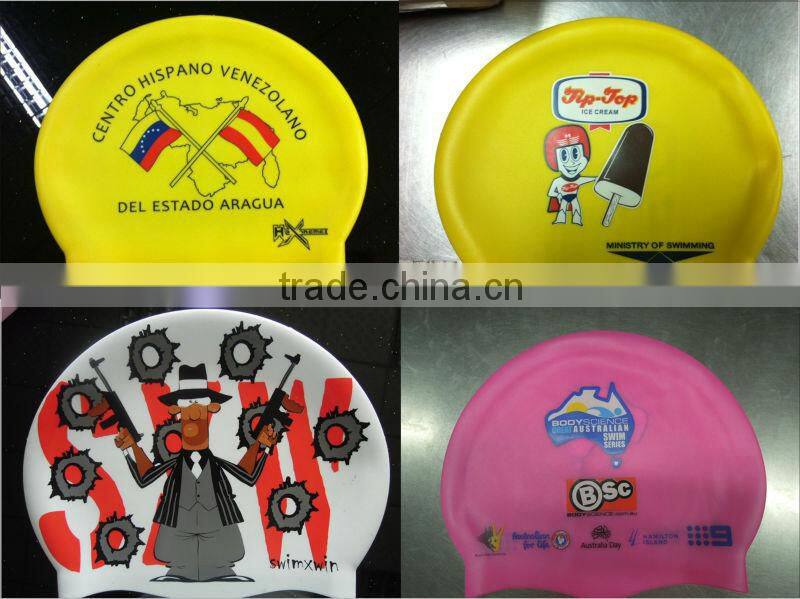 Super flexible silicone swimming cap,adult swimming cap of TP-08