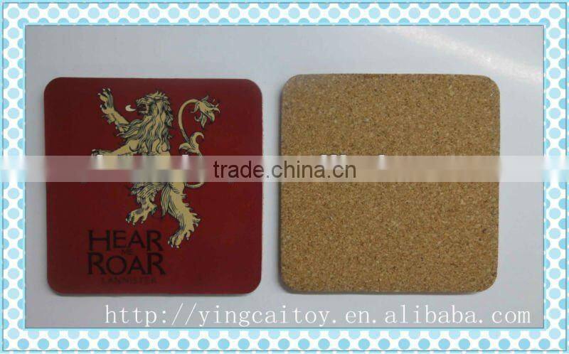 MDF coaster &cork coaster gifts